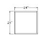 Cubic Slatwall Display Specifications