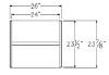 2' H Slatwall Display Specifications